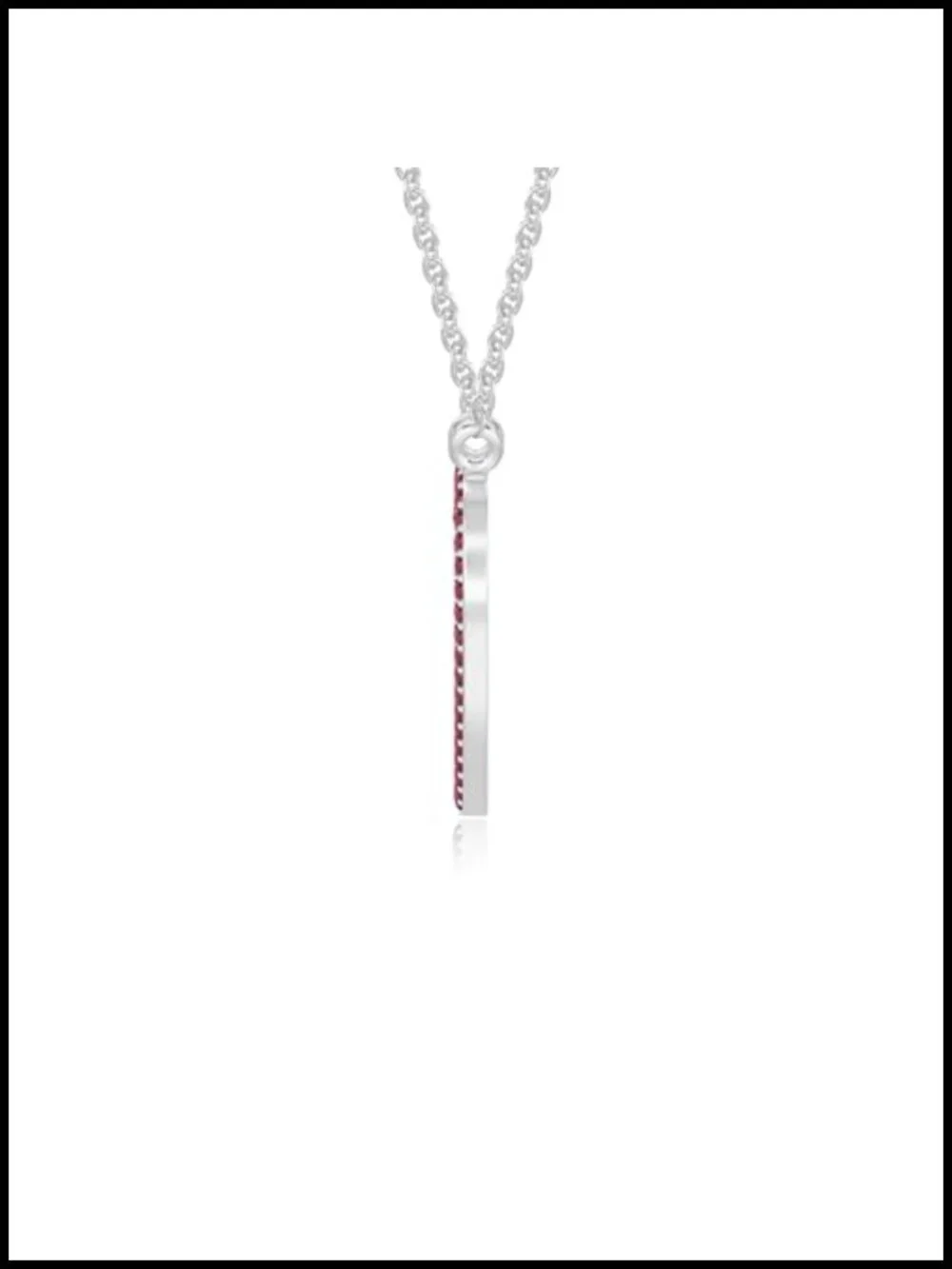 Natural Gemstone Heart Pendant Necklace, Sterling Silver with 18K Gold or Rose